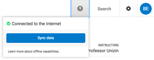 Icon for successfully reconnecting